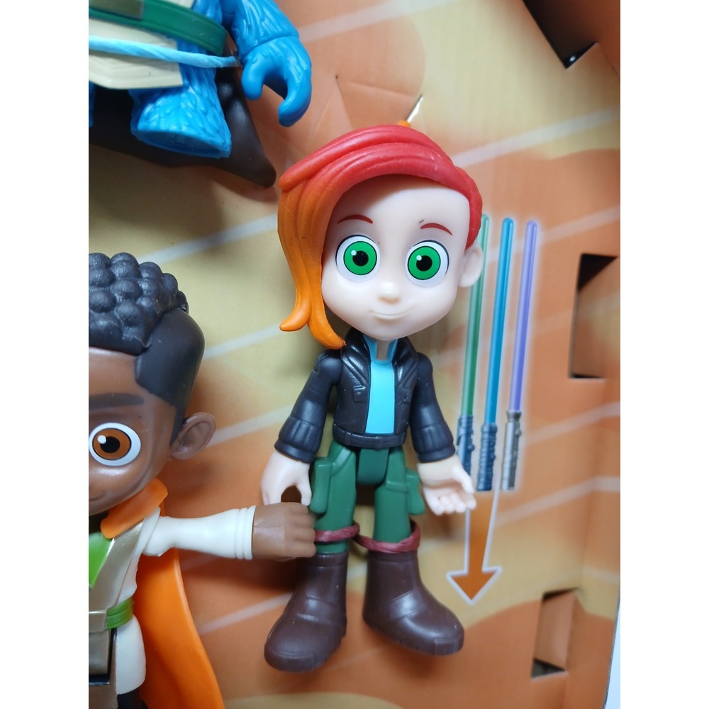 STAR WARS YOUNG JEDI ADVENTURES KAI, LYS, NASH & NUBS FIGURES - HASBRO - Picture 9 of 9